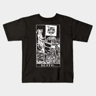 Death Tarot in white Kids T-Shirt